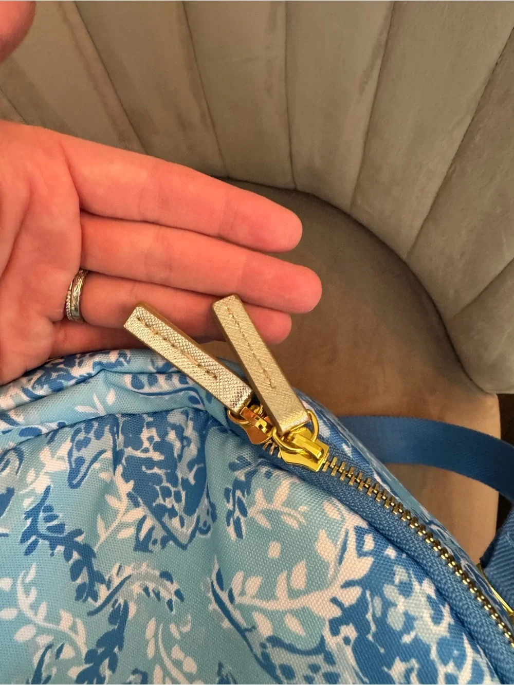 Lilly Pulitzer Blue Insulated Cooler/Bag